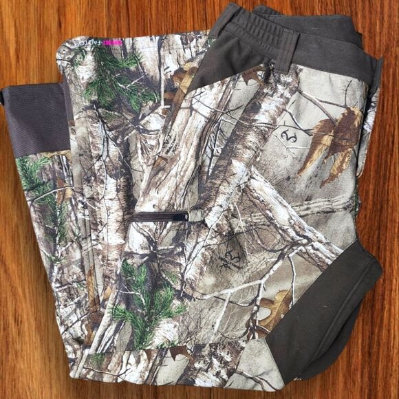 RealTree Scent Factor Fleece Lined Camo Hunting Pants. Sz. XL - Picture 1 of 14